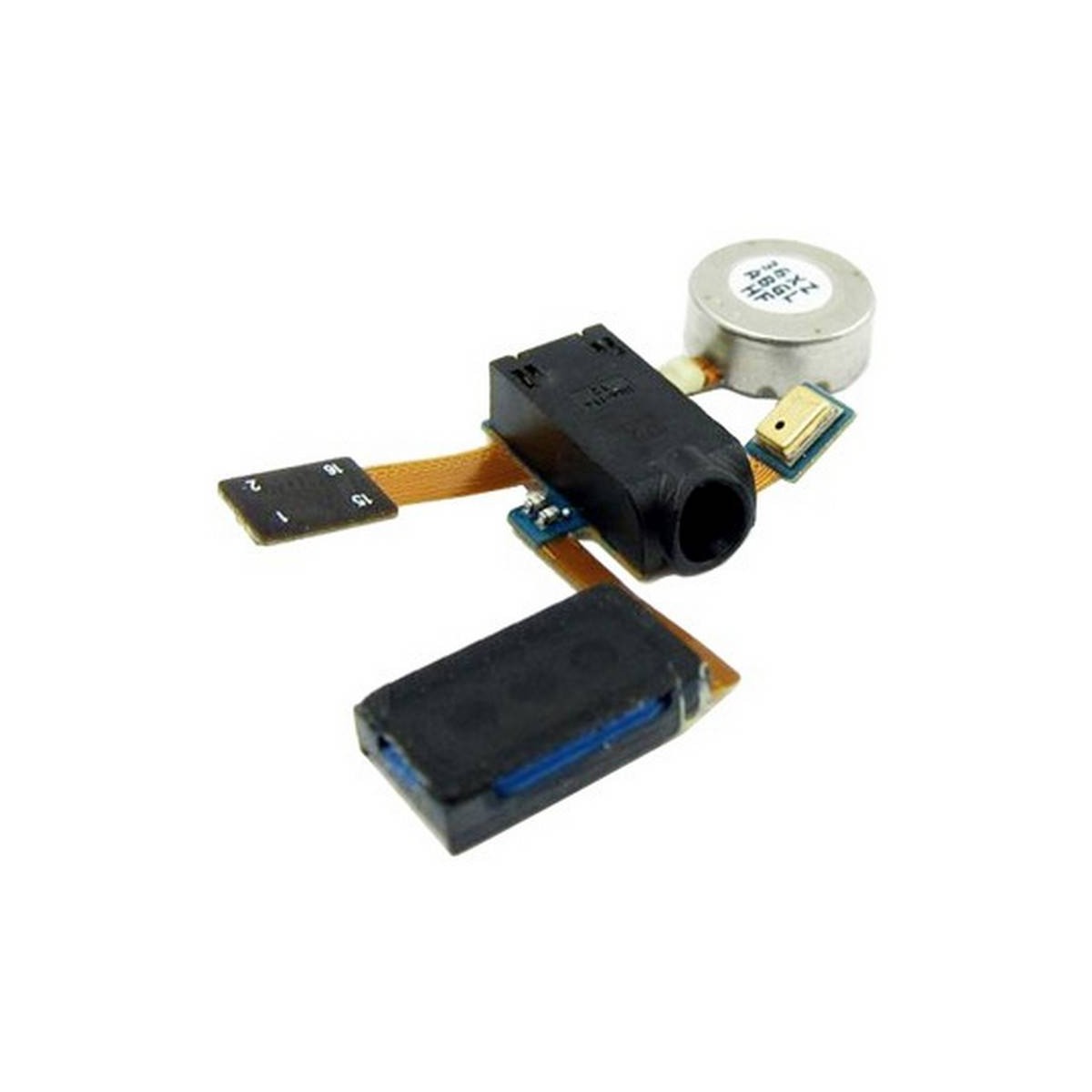 Cable flex con vibrador, altavoz auricular, conector de auriculares y microfono para Samsung i9100 Galaxy SII/2