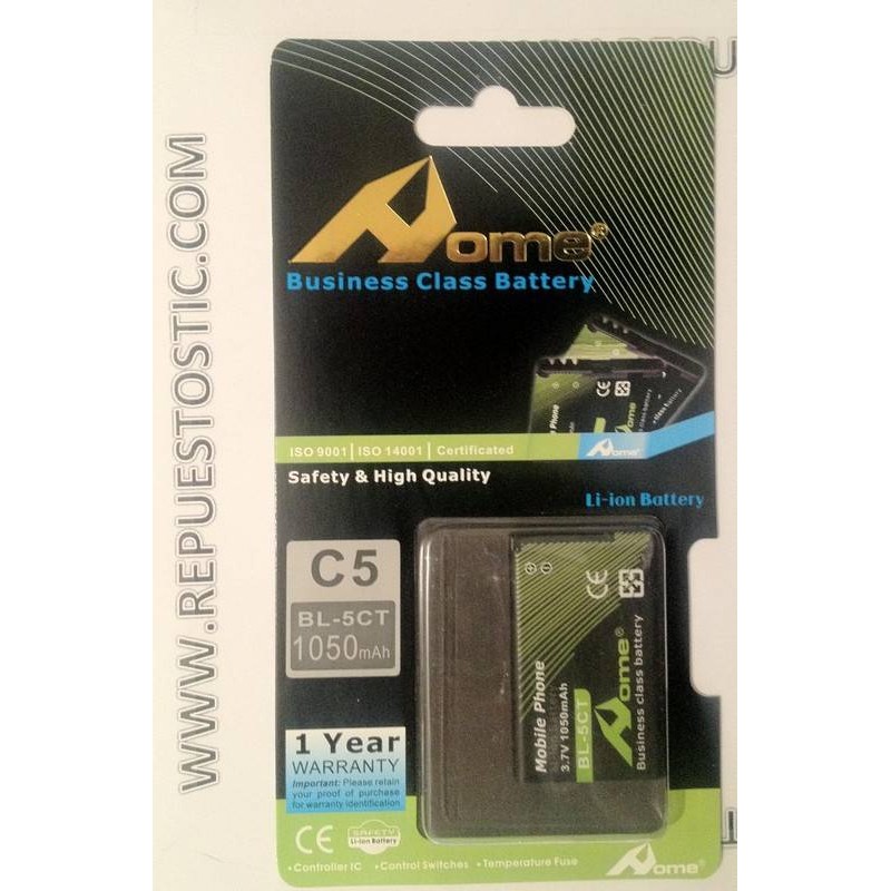 Bateria Nokia BL-5CT para Nokia C5