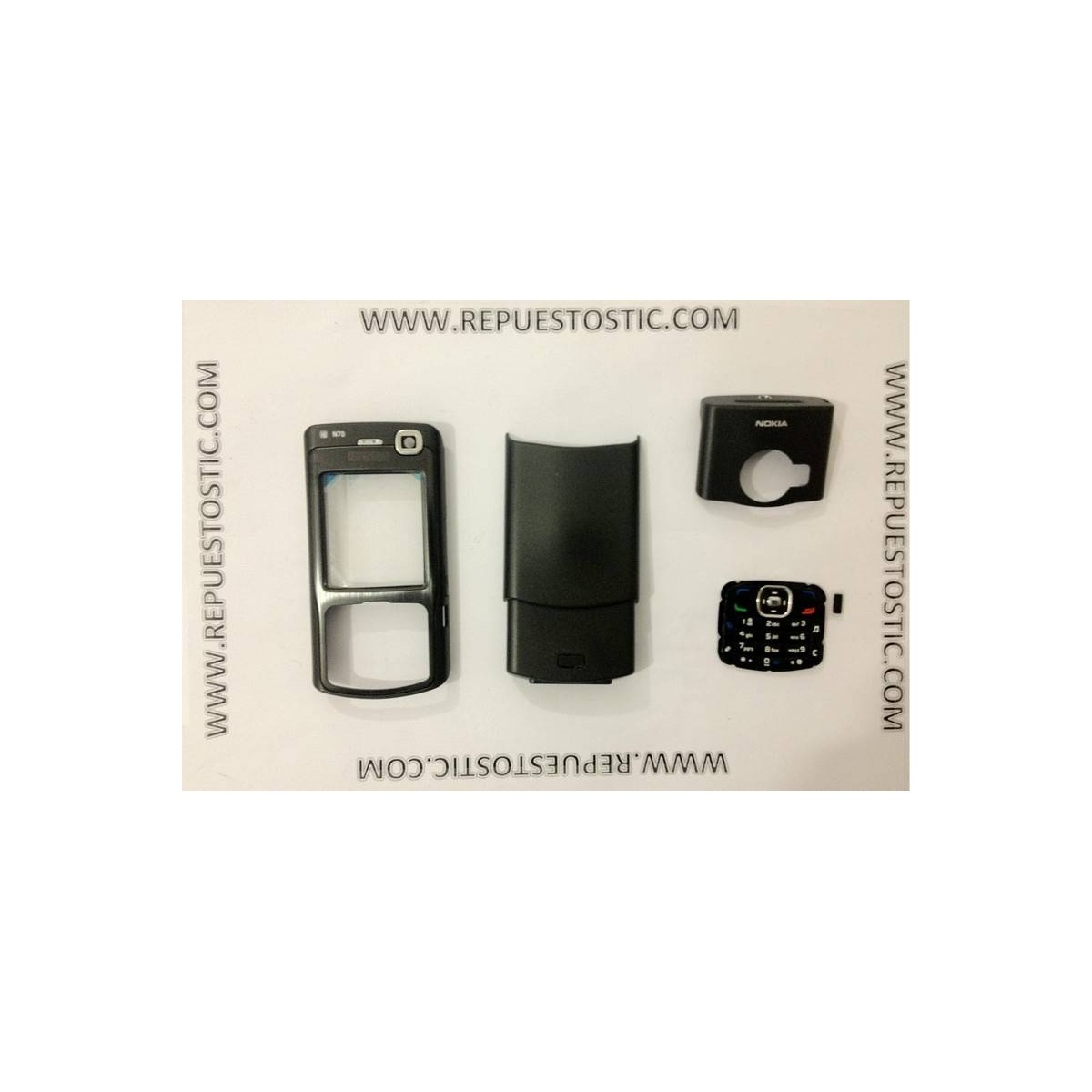Carcasa Nokia N70 Negra