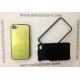 Funda iPhone 4G/S de 2 partes, de metal, color verde