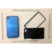 Funda iPhone 4G/S de 2 partes, de metal, color azul oscuro