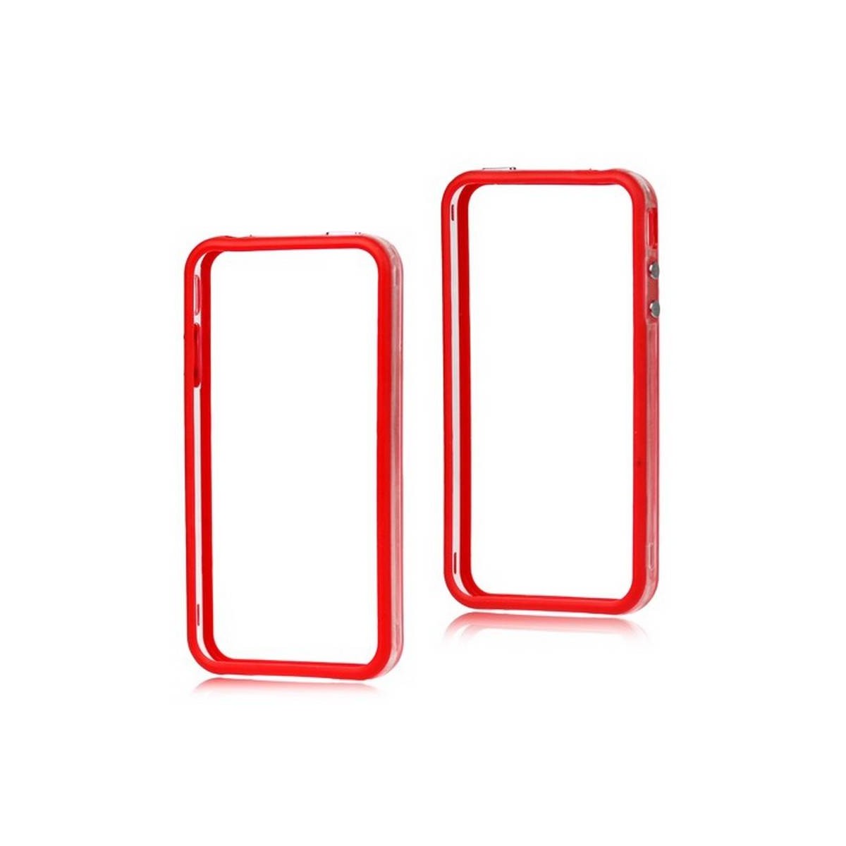 Bumper iPHONE 4/S ROJO con TRANSPARENTE