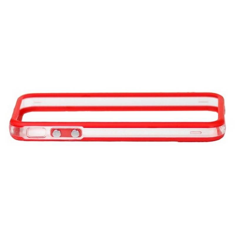 Bumper iPHONE 4/S ROJO con TRANSPARENTE