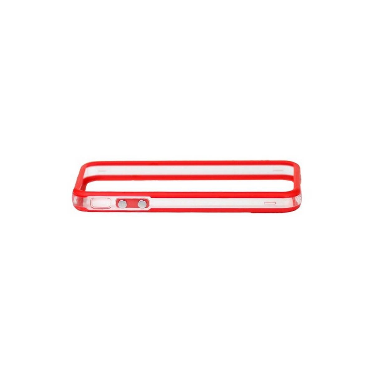Bumper iPHONE 4/S ROJO con TRANSPARENTE