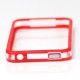 Bumper iPHONE 4/S ROJO con TRANSPARENTE