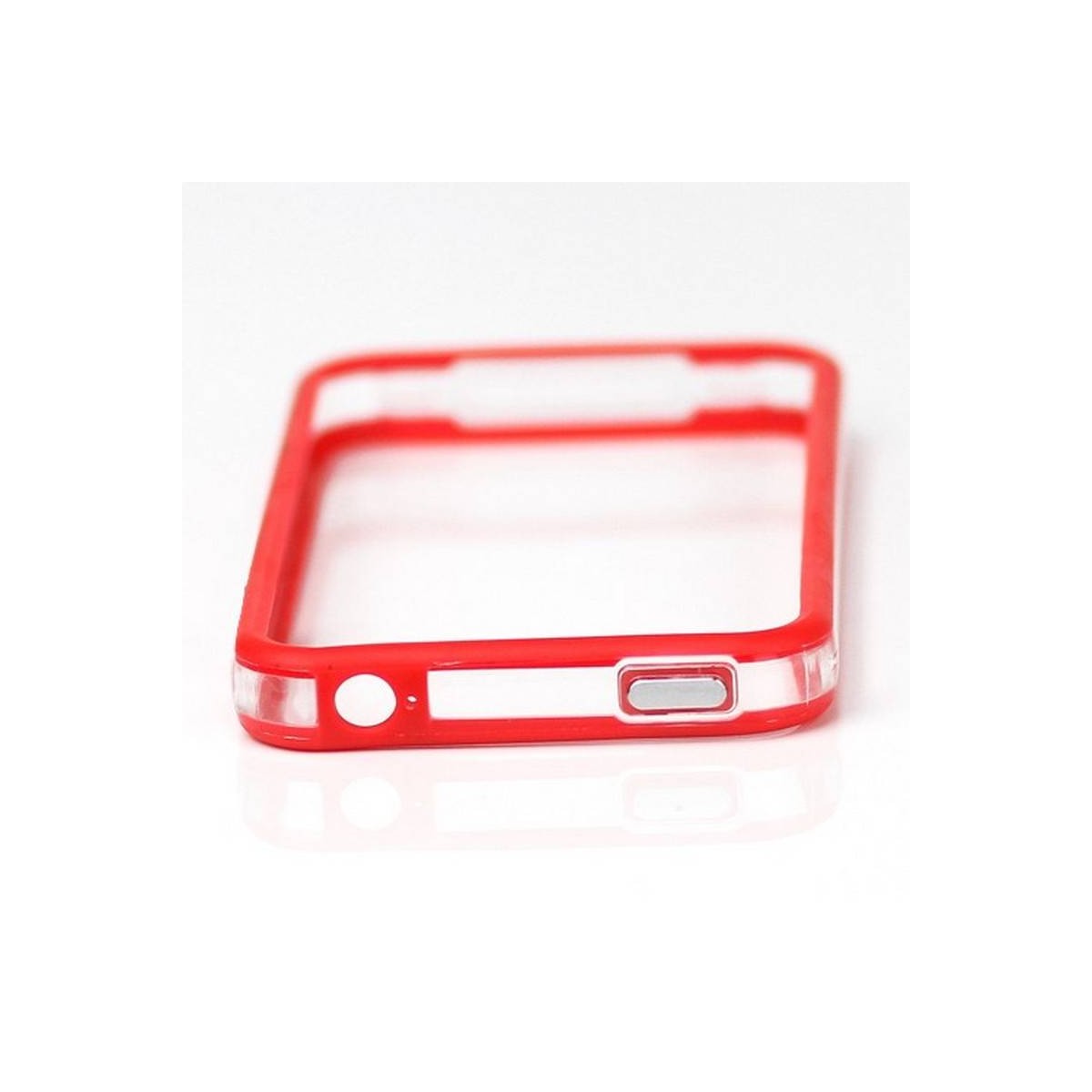 Bumper iPHONE 4/S ROJO con TRANSPARENTE