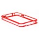 Bumper iPHONE 4/S ROJO con TRANSPARENTE