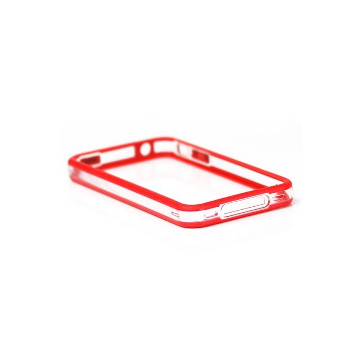 Bumper iPHONE 4/S ROJO con TRANSPARENTE