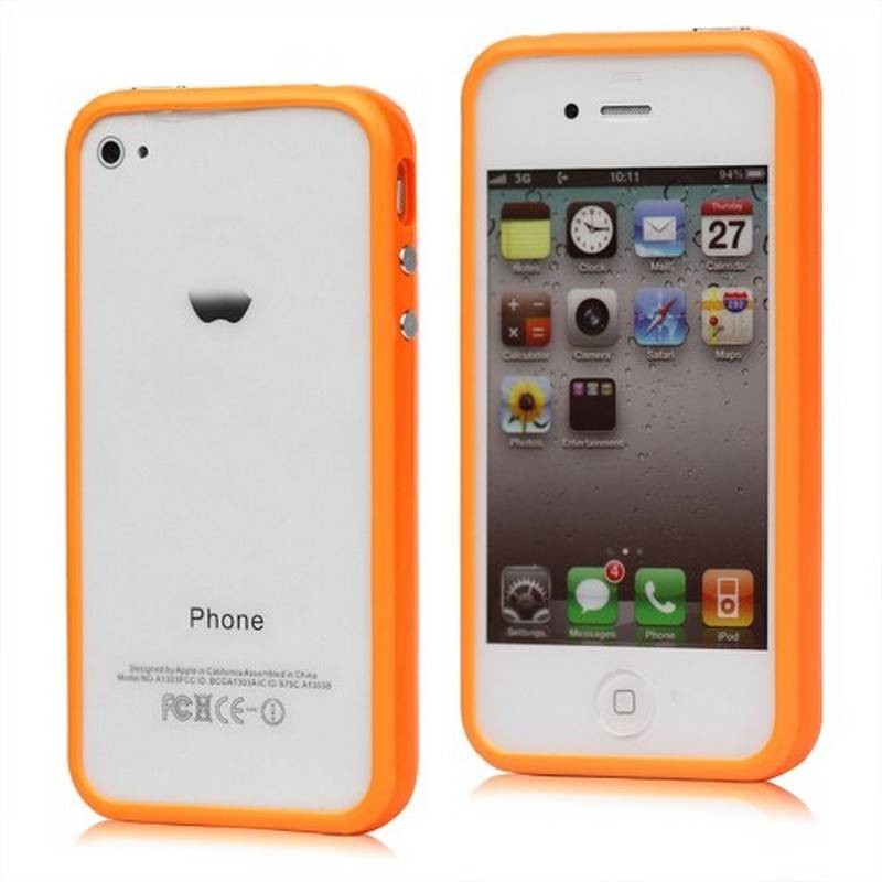 Bumper iPHONE 4/S NARANJA