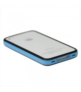 Bumper iphone 4/S azul con negro