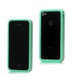 Bumper iphone 4/S verde con transparente
