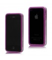 Bumper iPHONE 4/S PURPURA con TRANSPARENTE