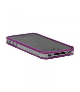Bumper iphone 4/S purpura con transparente