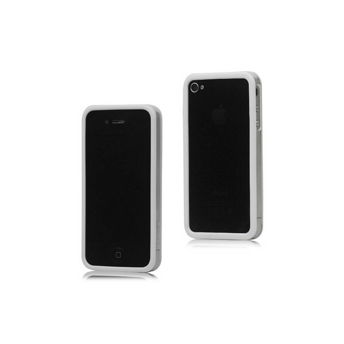 Bumper iPHONE 4/S BLANCO con TRANSPARENTE