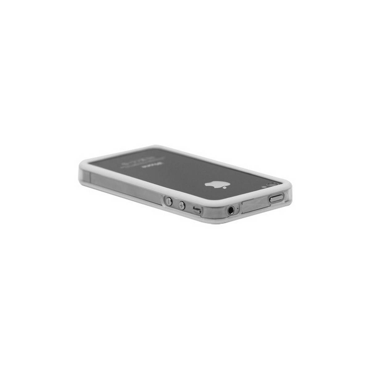 Bumper iPHONE 4/S BLANCO con TRANSPARENTE