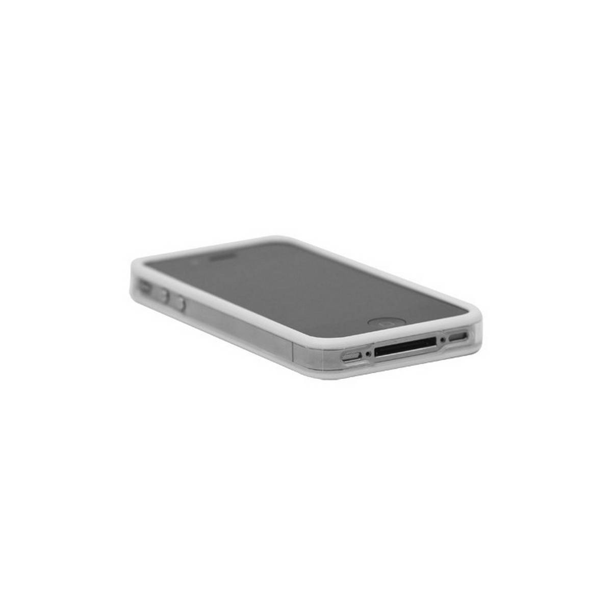 Bumper iPHONE 4/S BLANCO con TRANSPARENTE