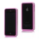 Bumper iPHONE 4/S ROSA con TRANSPARENTE