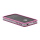Bumper iPHONE 4/S ROSA con TRANSPARENTE