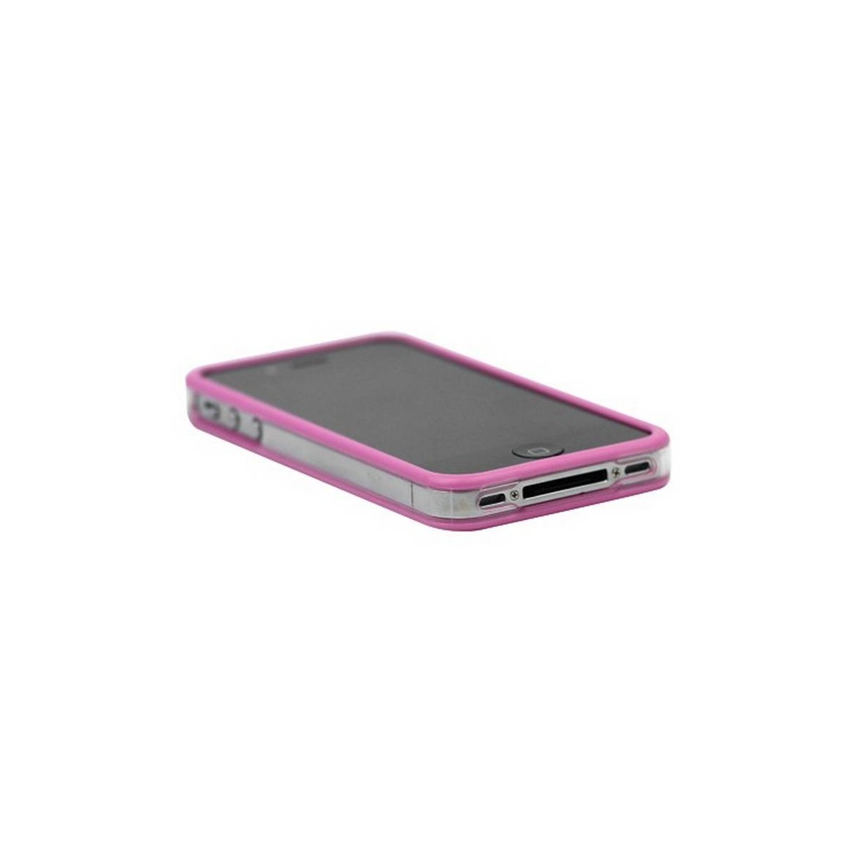 Bumper iPHONE 4/S ROSA con TRANSPARENTE