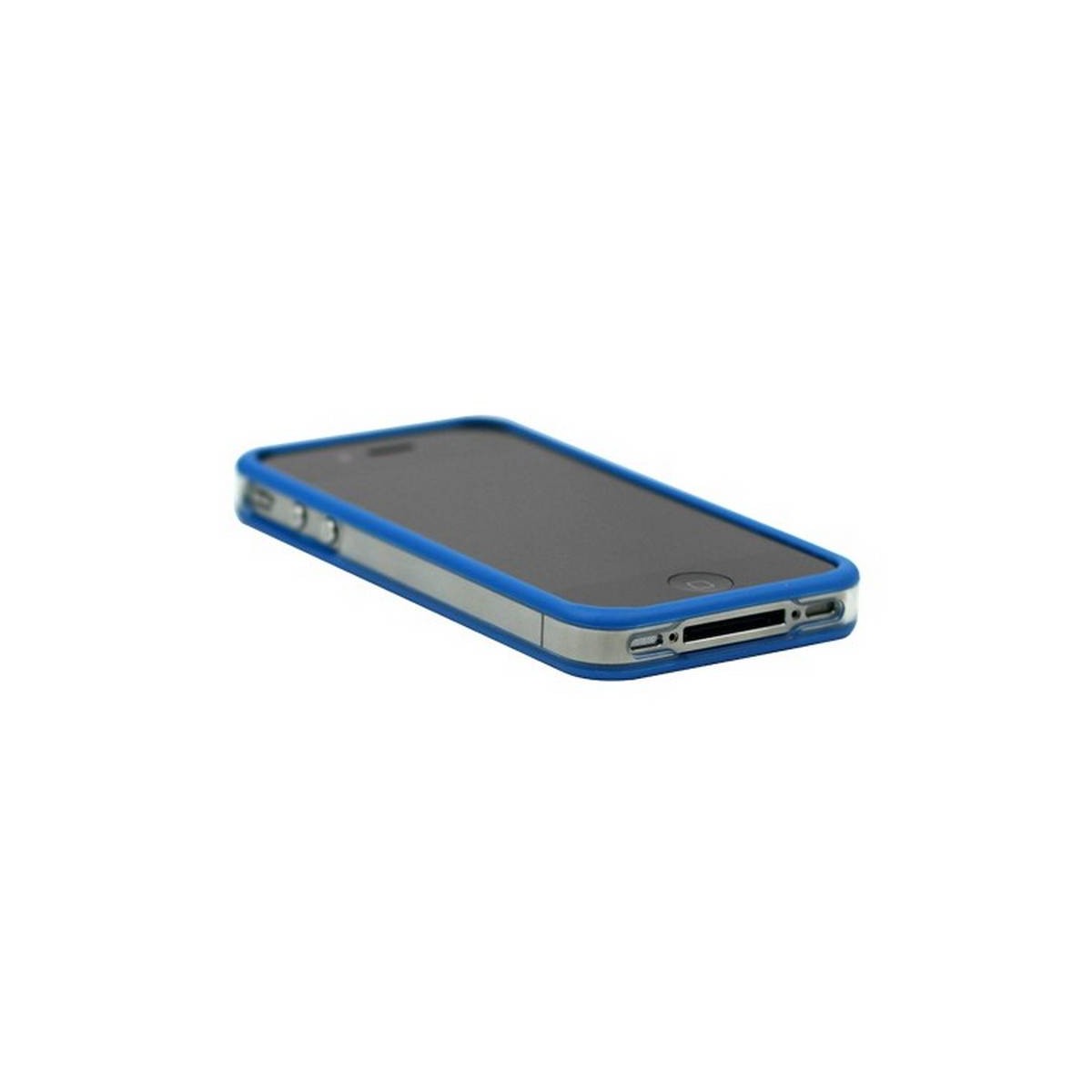 Bumper iPHONE 4/S AZUL con TRANSPARENTE