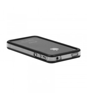 Bumper iphone 4/S preto com transparente 