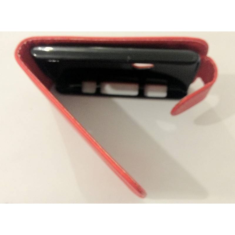 FUNDA PARA Sony Ericsson MT15i - CUERO ROJO