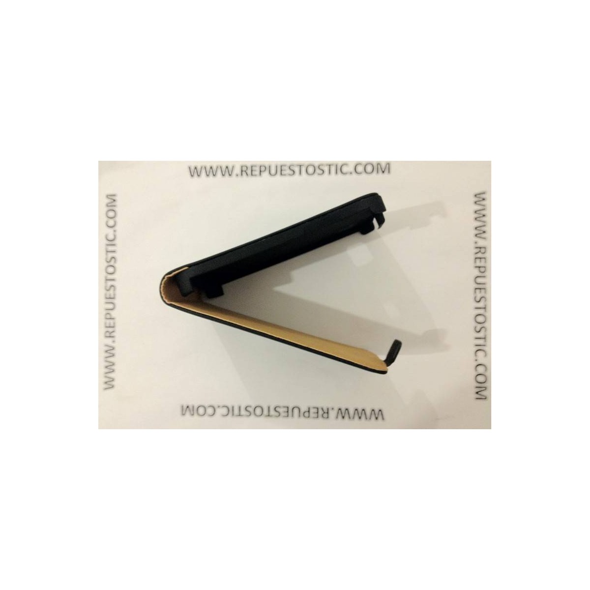 FUNDA PARA SAMSUNG I9003 - CUERO PRETO