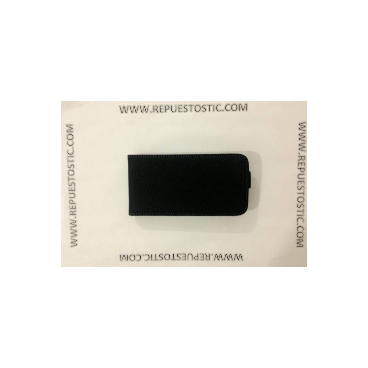 FUNDA PARA SAMSUNG I9003 - CUERO PRETO