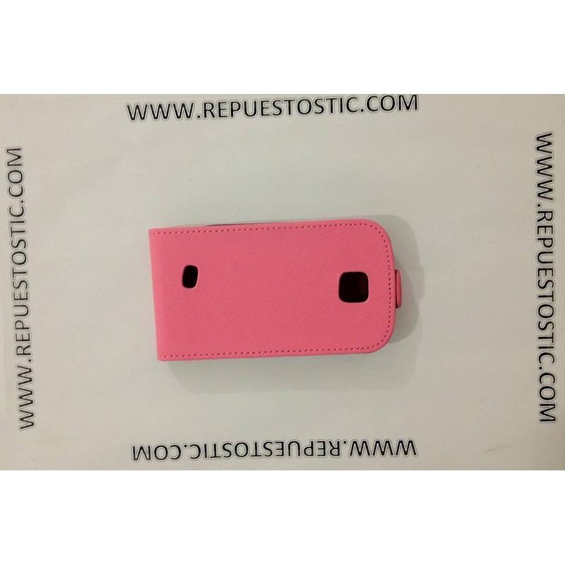 FUNDA PARA SAMSUNG S5570 - CUERO ROSA