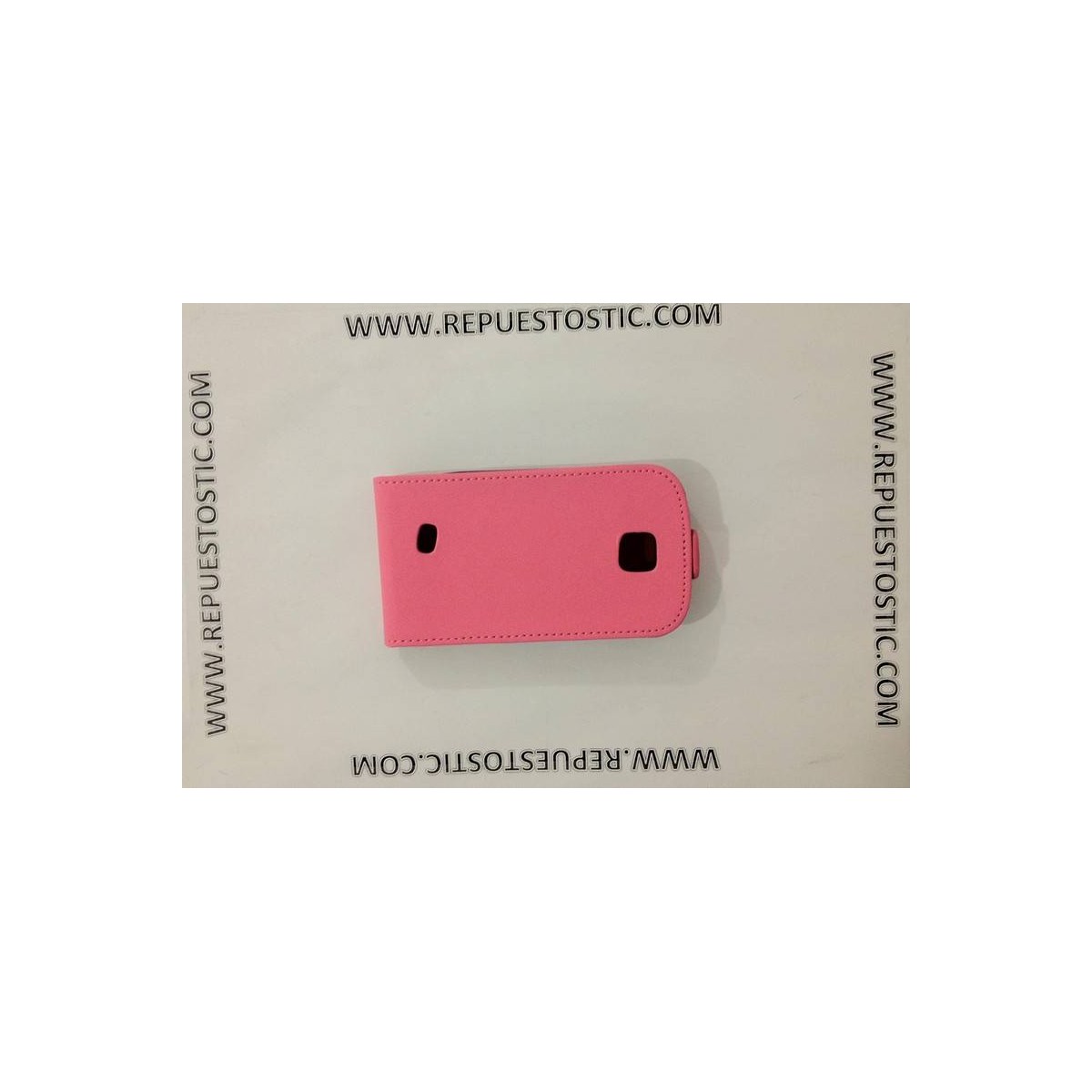 FUNDA PARA SAMSUNG S5570 - CUERO ROSA