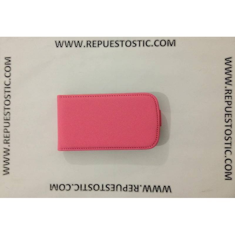 FUNDA PARA SAMSUNG S5570 - CUERO ROSA