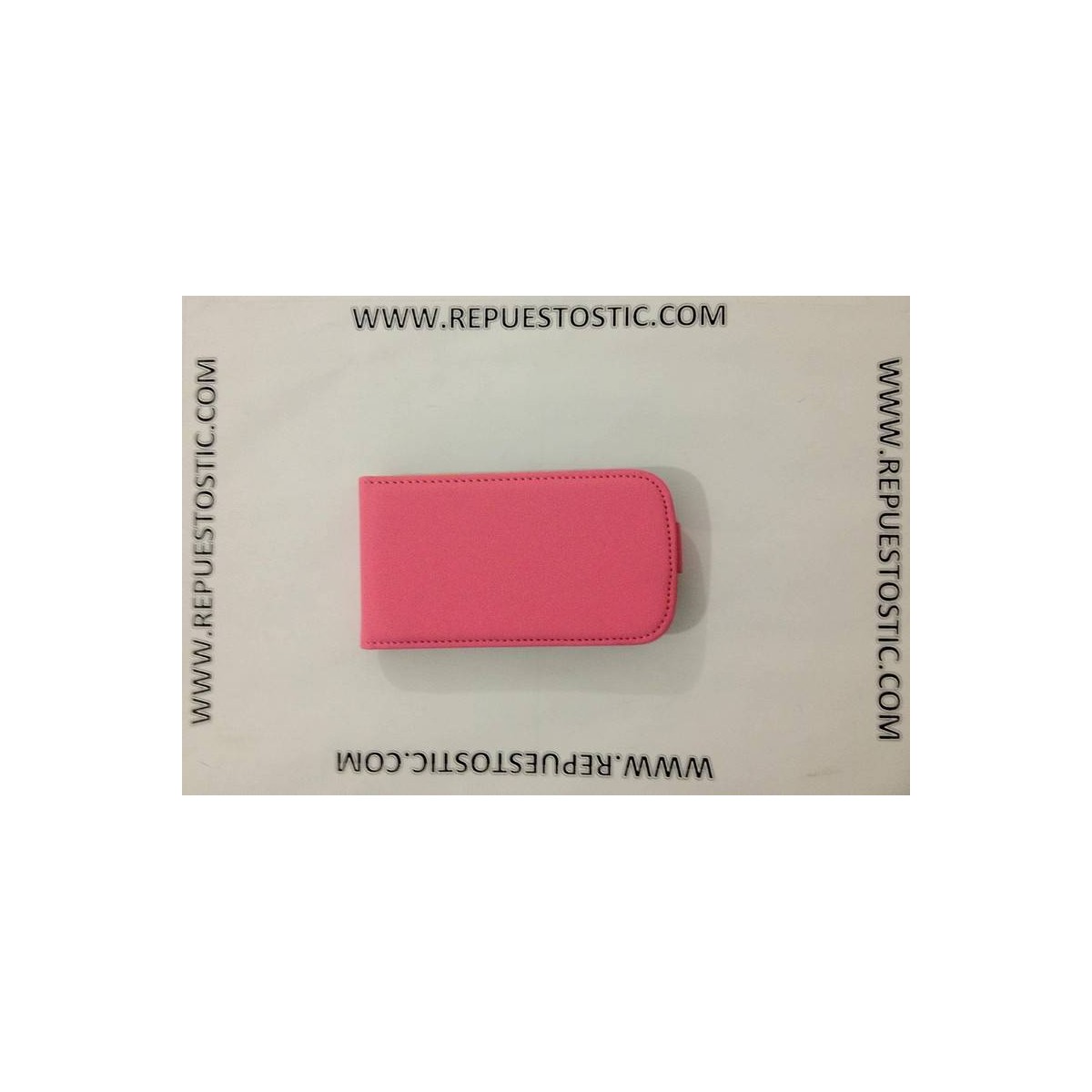 FUNDA PARA SAMSUNG S5570 - CUERO ROSA
