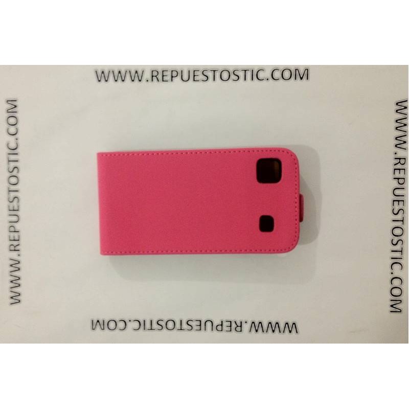 FUNDA PARA SAMSUNG I9003 - CUERO ROSA