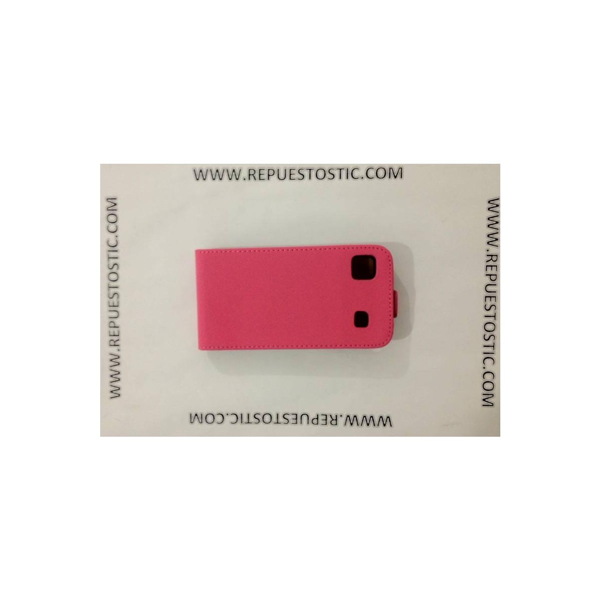 FUNDA PARA SAMSUNG I9003 - CUERO ROSA