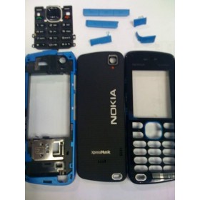Carcasa Nokia 5220 Completa Negro con Azul