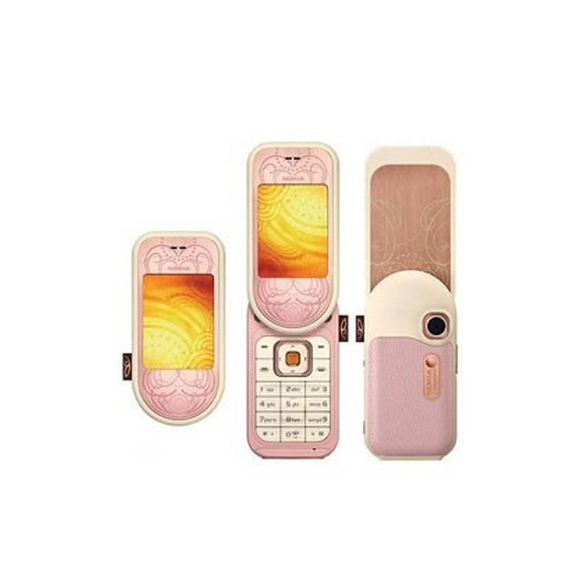 Carcasa Nokia 7373 Completa Rosa