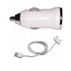 2 en 1 CABLE USB + CARGADOR COCHE USB PARA IPHONE 4 4S 3G 3GS ipod ipad