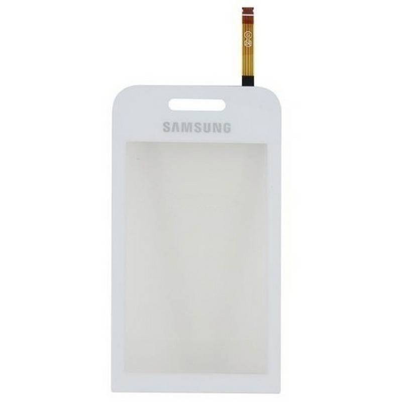 Samsung S5230 digitalizador ventana, ecrã tactil, ventana LCD cor BLANCO