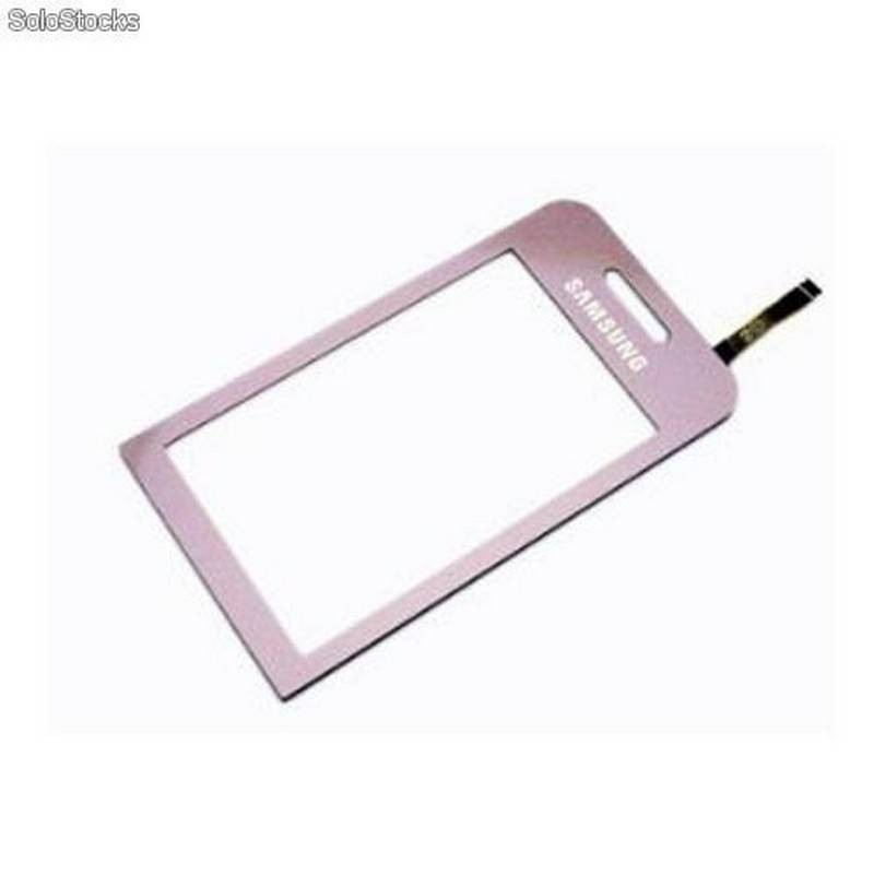 Samsung S5230 digitalizador ventana, pantalla tactil, ventana LCD color ROSA