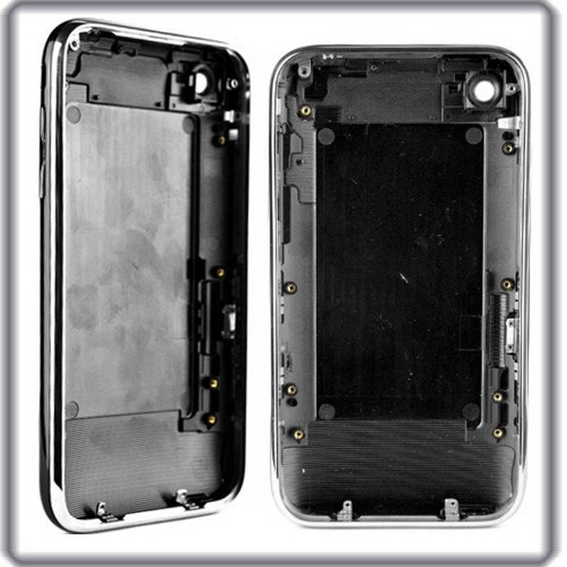 CARCASA traseira PRETO com marco metalico iphone 3GS de 32GB
