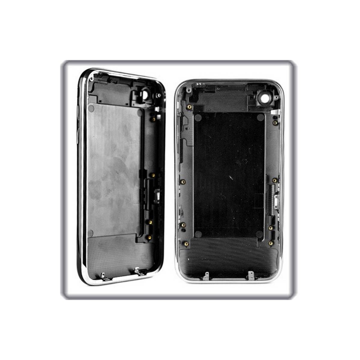 CARCASA traseira PRETO com marco metalico iphone 3GS de 32GB