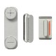 Kit Botones iPhone 5- PLATA
