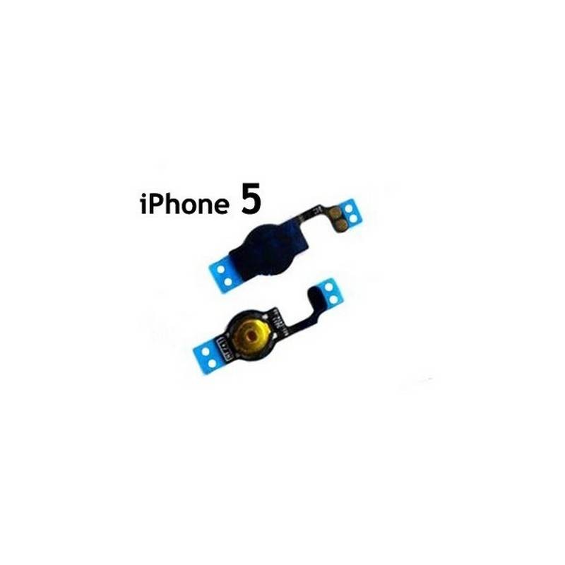 Cabo flex com interruptor home preto para iphone 5
