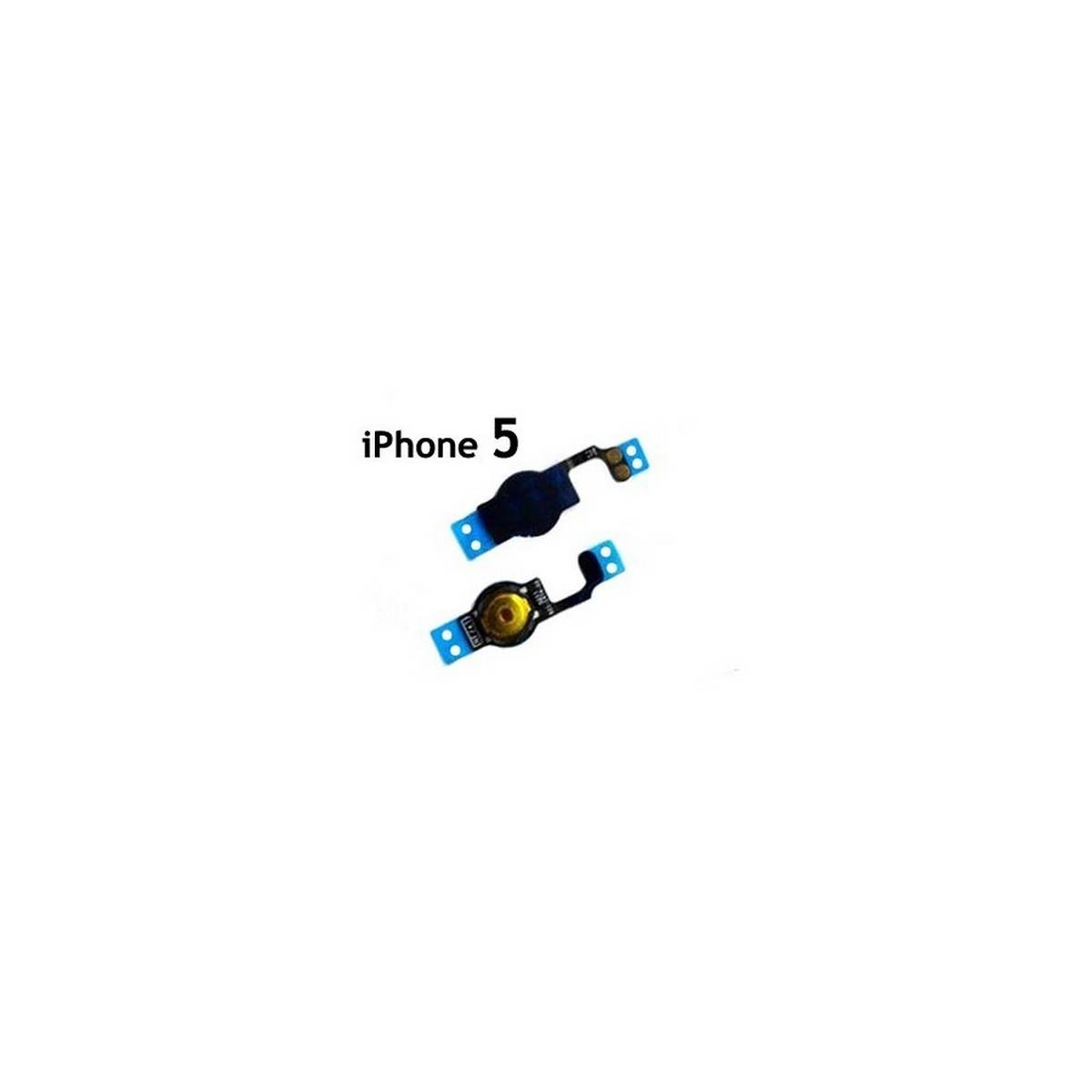 Cabo flex com interruptor home preto para iphone 5
