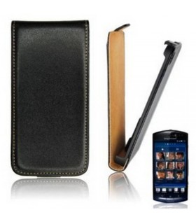 Funda PIEL leather SLIM para Sony Ericsson Xperia Neo MT15i, Neo V MT11i