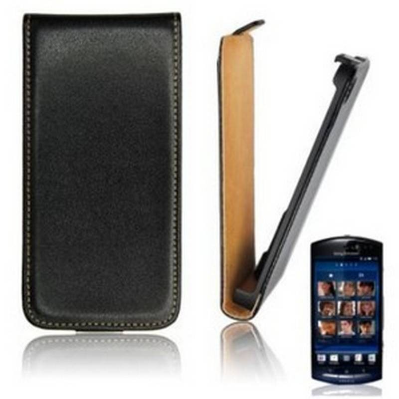 Funda PIEL leather SLIM para Sony Ericsson Xperia Neo MT15i, Neo V MT11i
