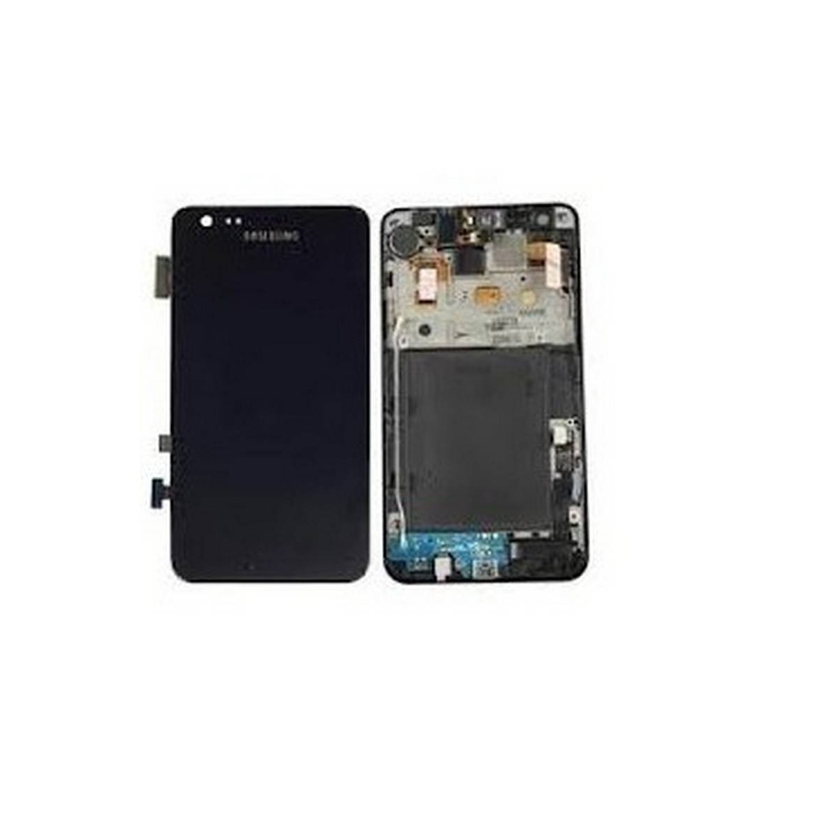 PANTALLA completa con marco SAMSUNG GALAXY I9100, S2 NEGRA