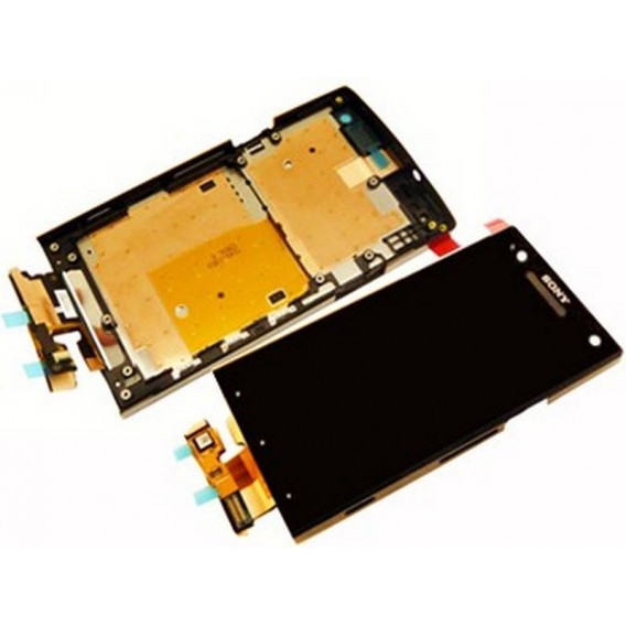 Pantalla Completa para Sony Xperia S LT26i. Con marco negro