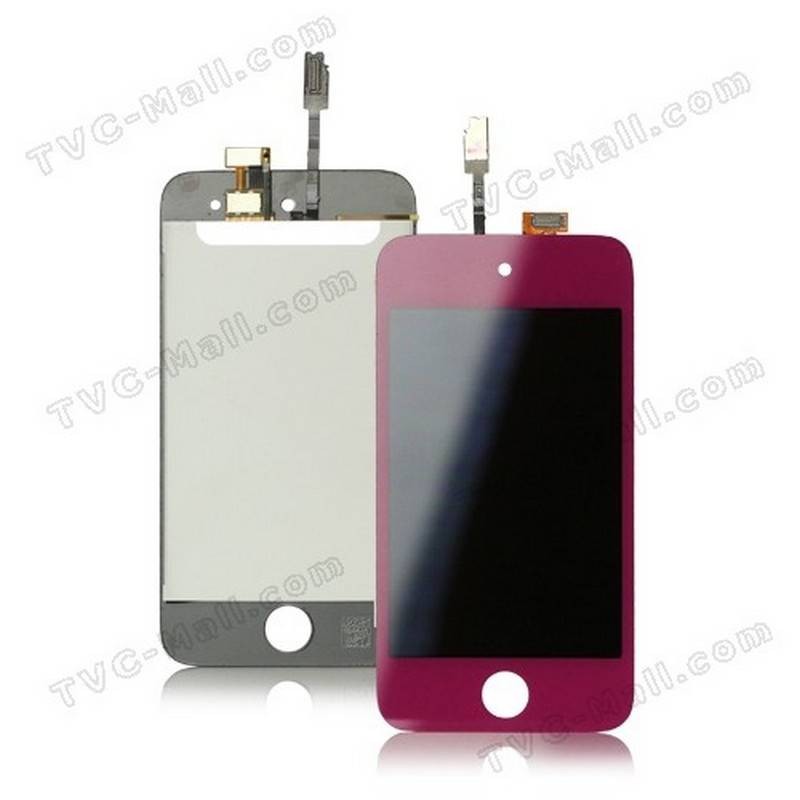 ECRÃ TACTIL + LCD IPOD TOUCH 4 ROSA
