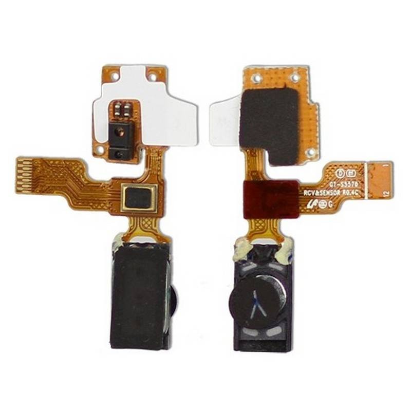Cabo flex com altavoz fone de ouvido+ MICROFONO de Samsung Galaxy Mini S5570 